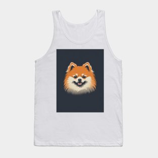 Pomeranian Dog 3 - Japanese Old Vintage Tank Top